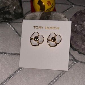 Tory Burch Gold Floral Earrings